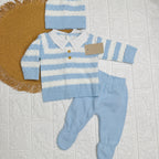 Completo celeste fasce 1104