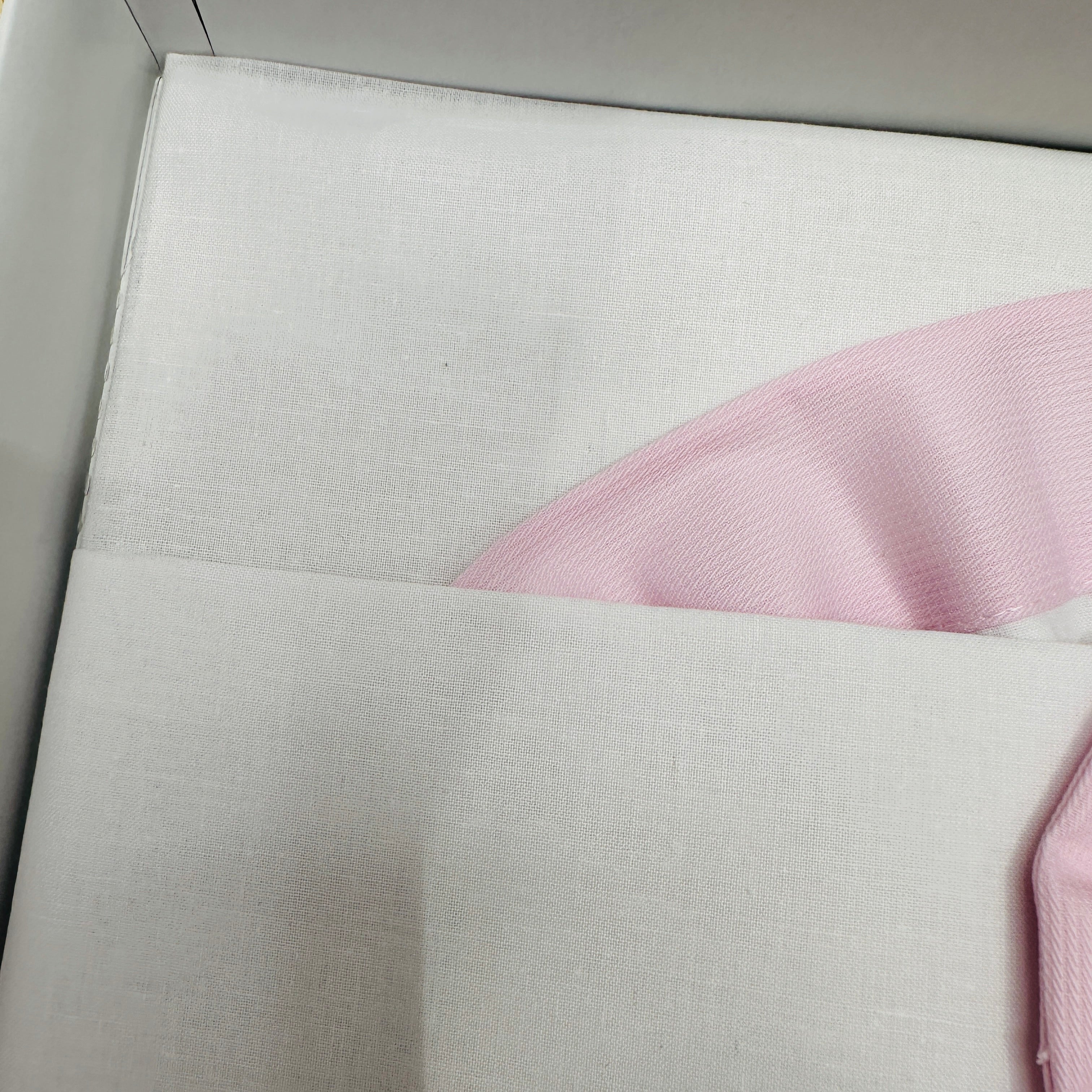Lenzuola carrozzina fiocco rosa ART LC015104