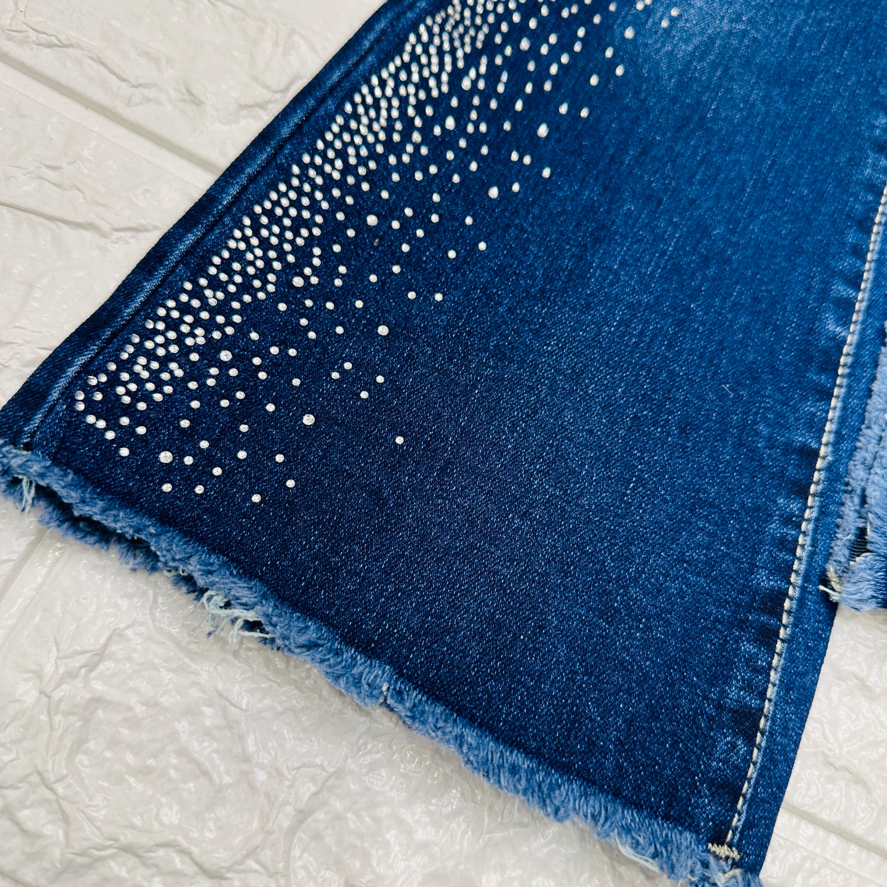 Jeans bimba brillantini Zs267