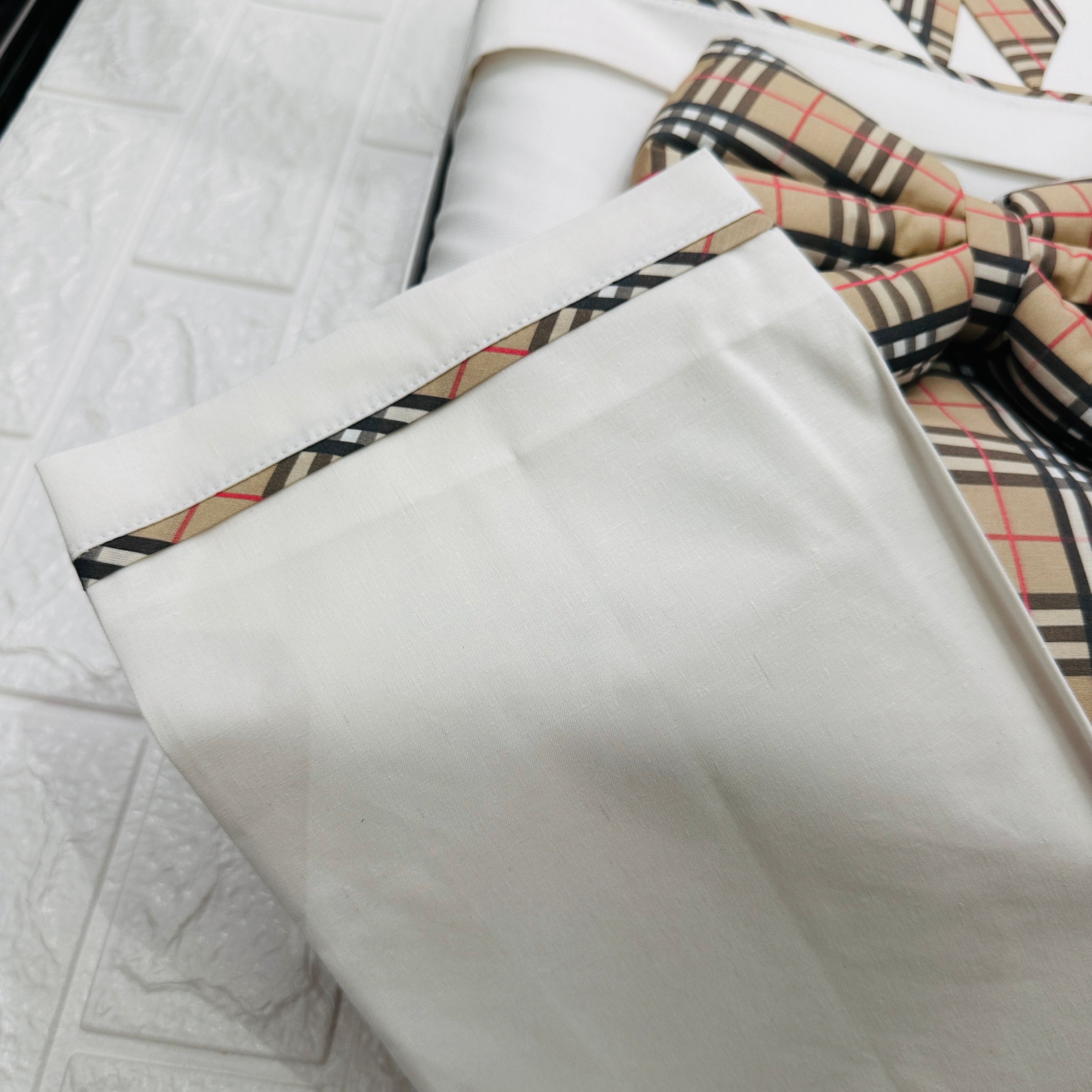 Set completo carrozzina fiocco Barbery