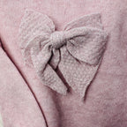 Maglioncino bimba fiocco Rosa