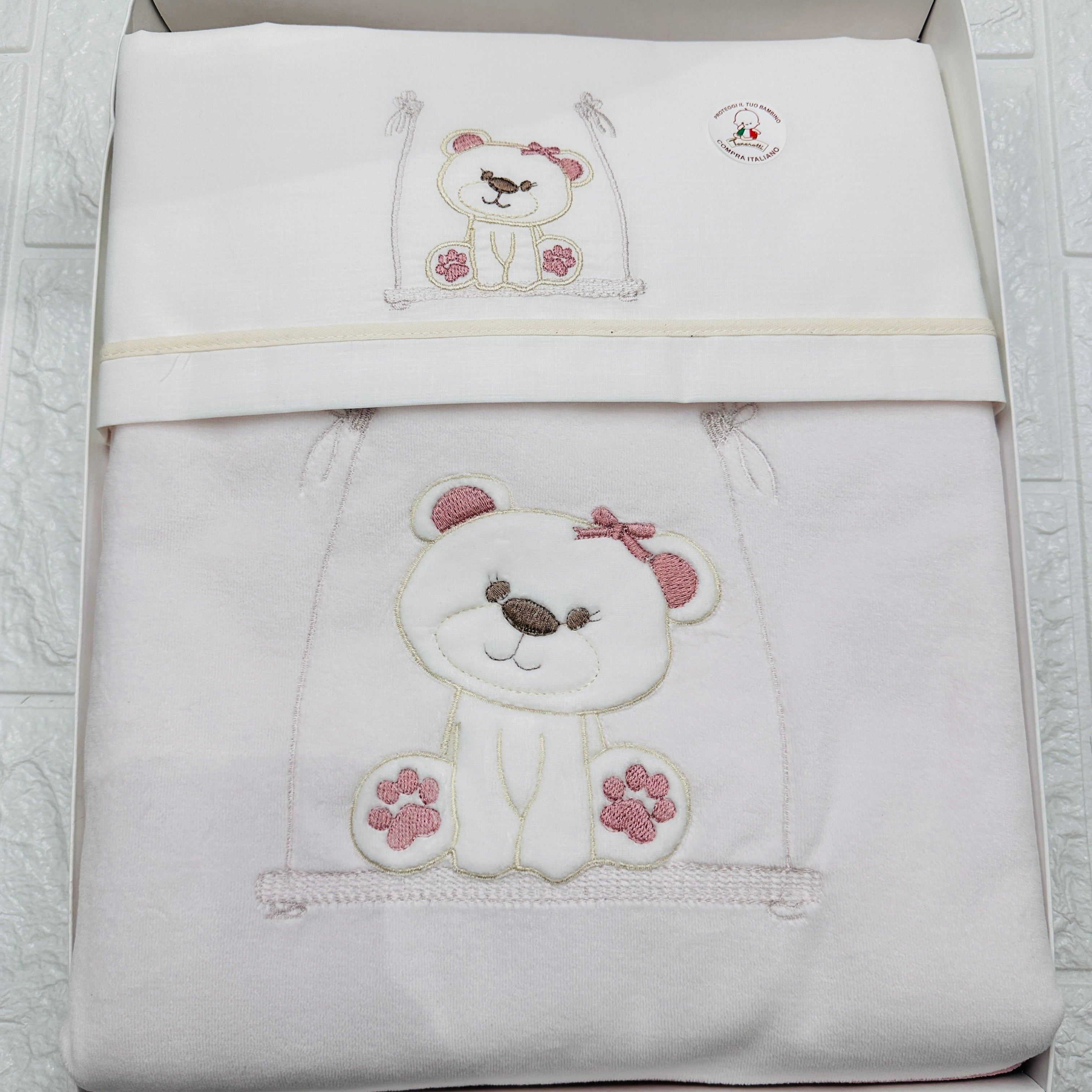 Set completo ciniglia carrozzina cagnolina rosa 35410