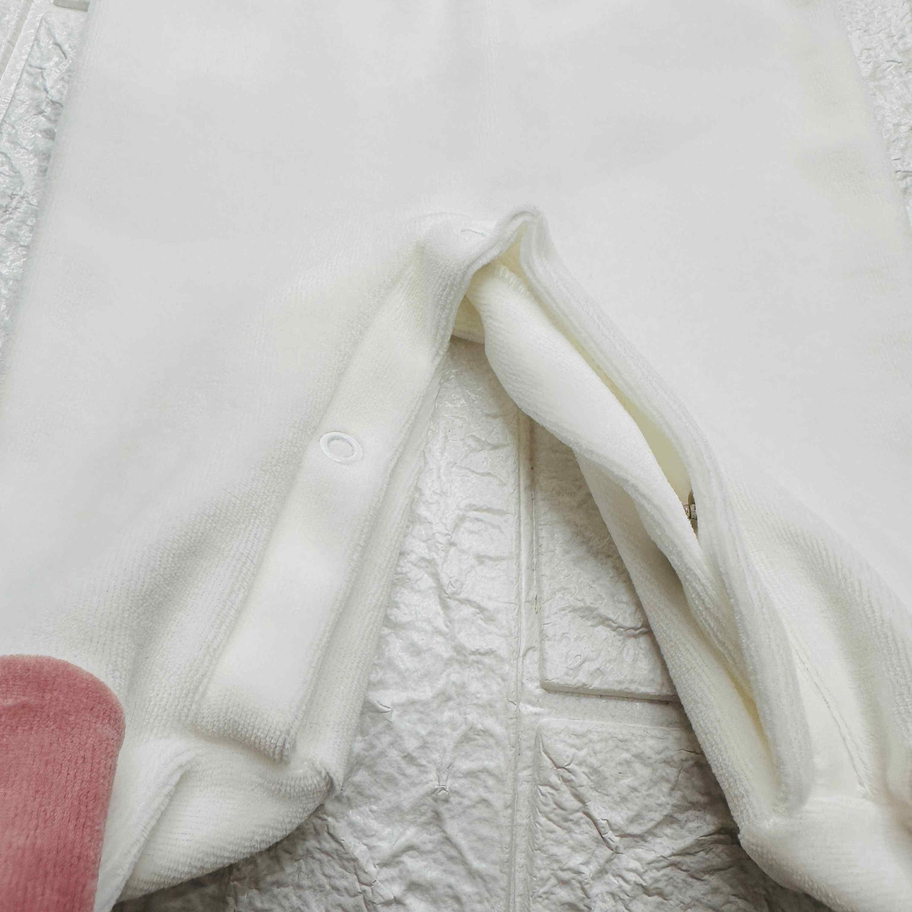Tutina ciniglia fiocco rosa antico 30413