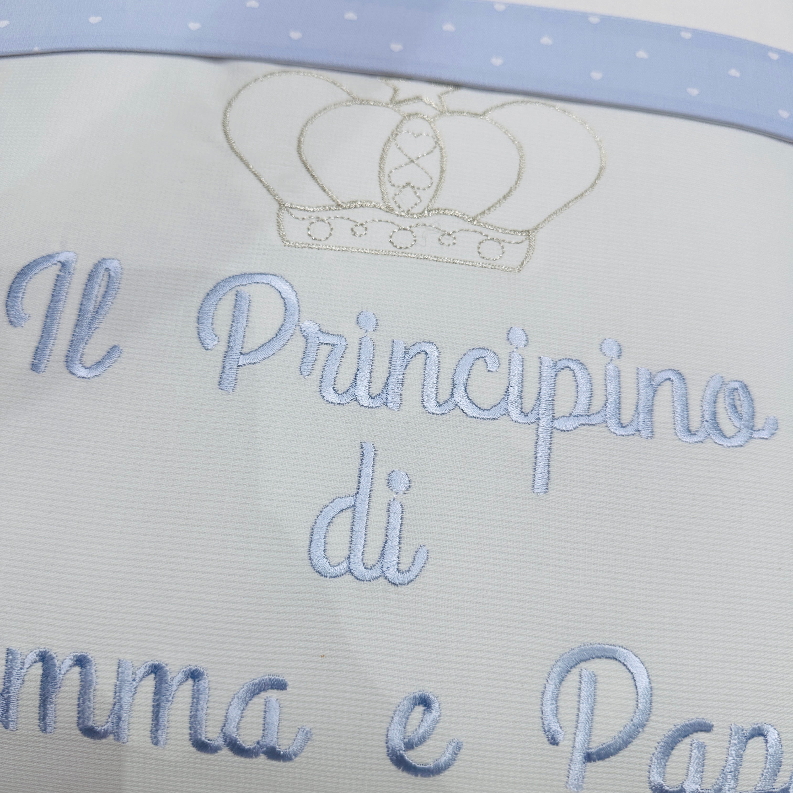Set completo carrozzina principino Bianco