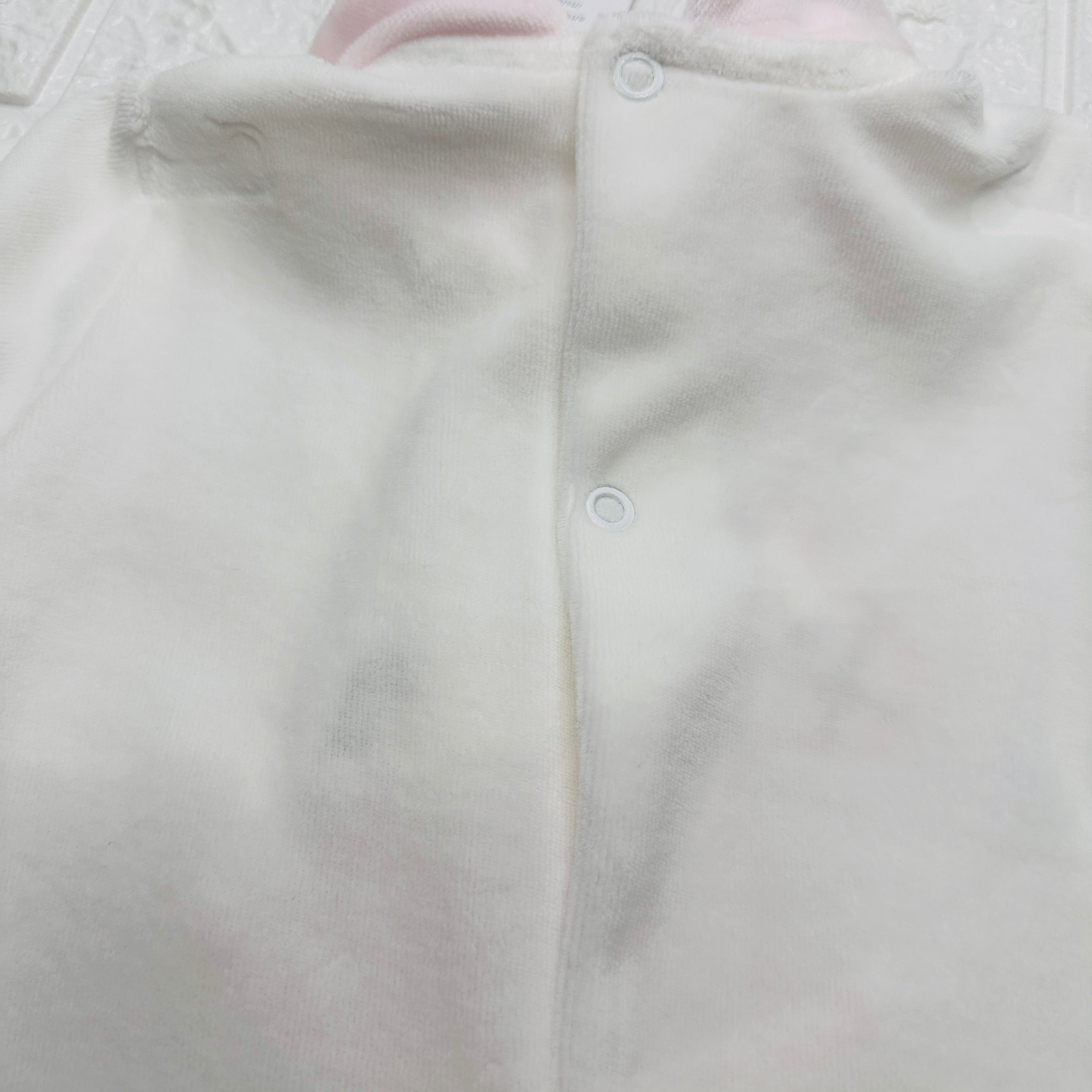 Tutina ciniglia orso bianca 30407