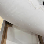 Set Completo carrozzina Orso bianco sopra Fiocco