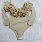Body strass beige