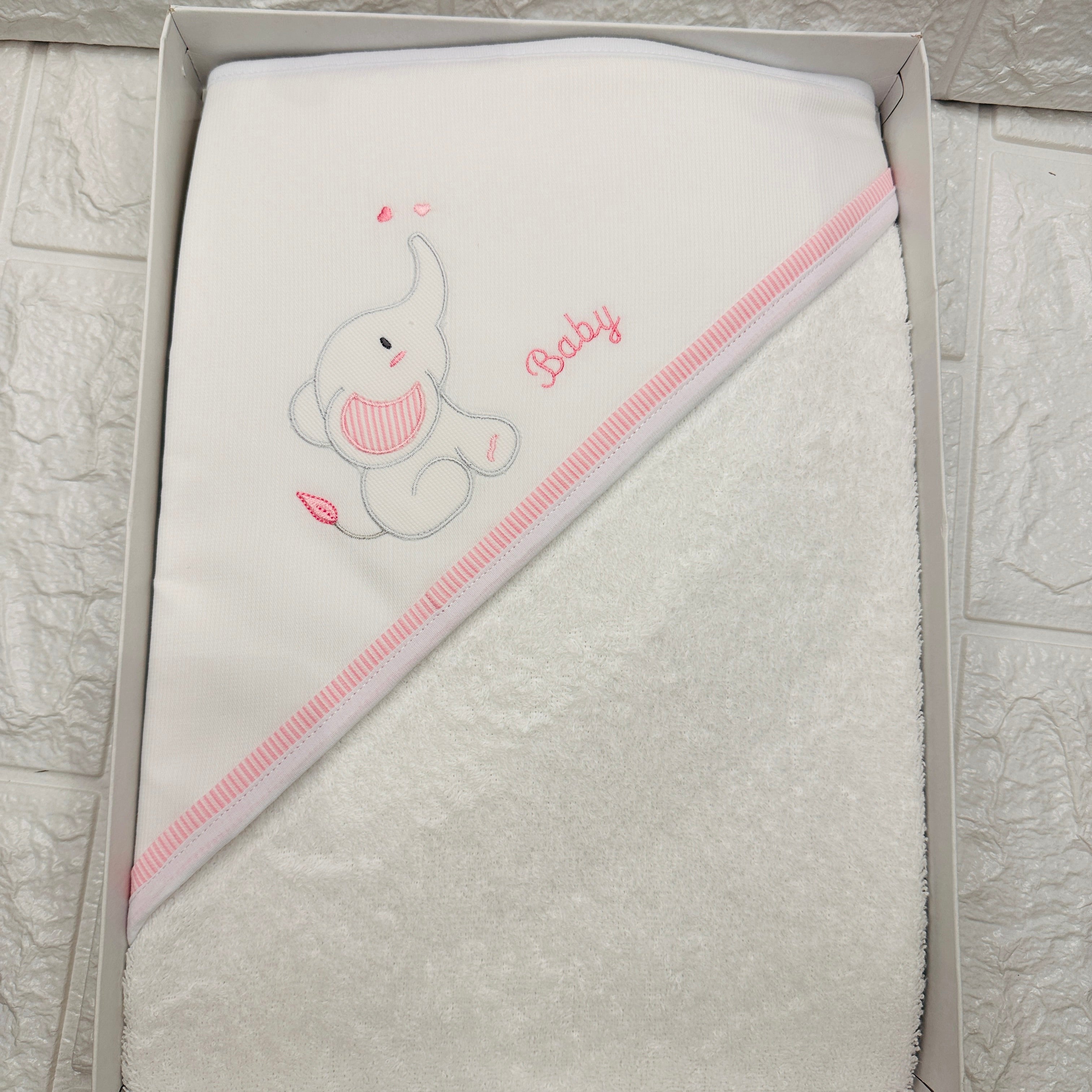 Accappatoio neonata rosa ART AT001158