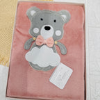 Coperta pile Dim 75x90 cagnolino Rosa