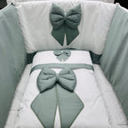 Set completo culla fiocco verde