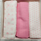 Asciugamani delicati rosa