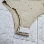 Body strass beige