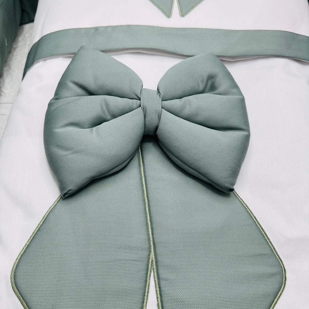 Set completo culla fiocco verde