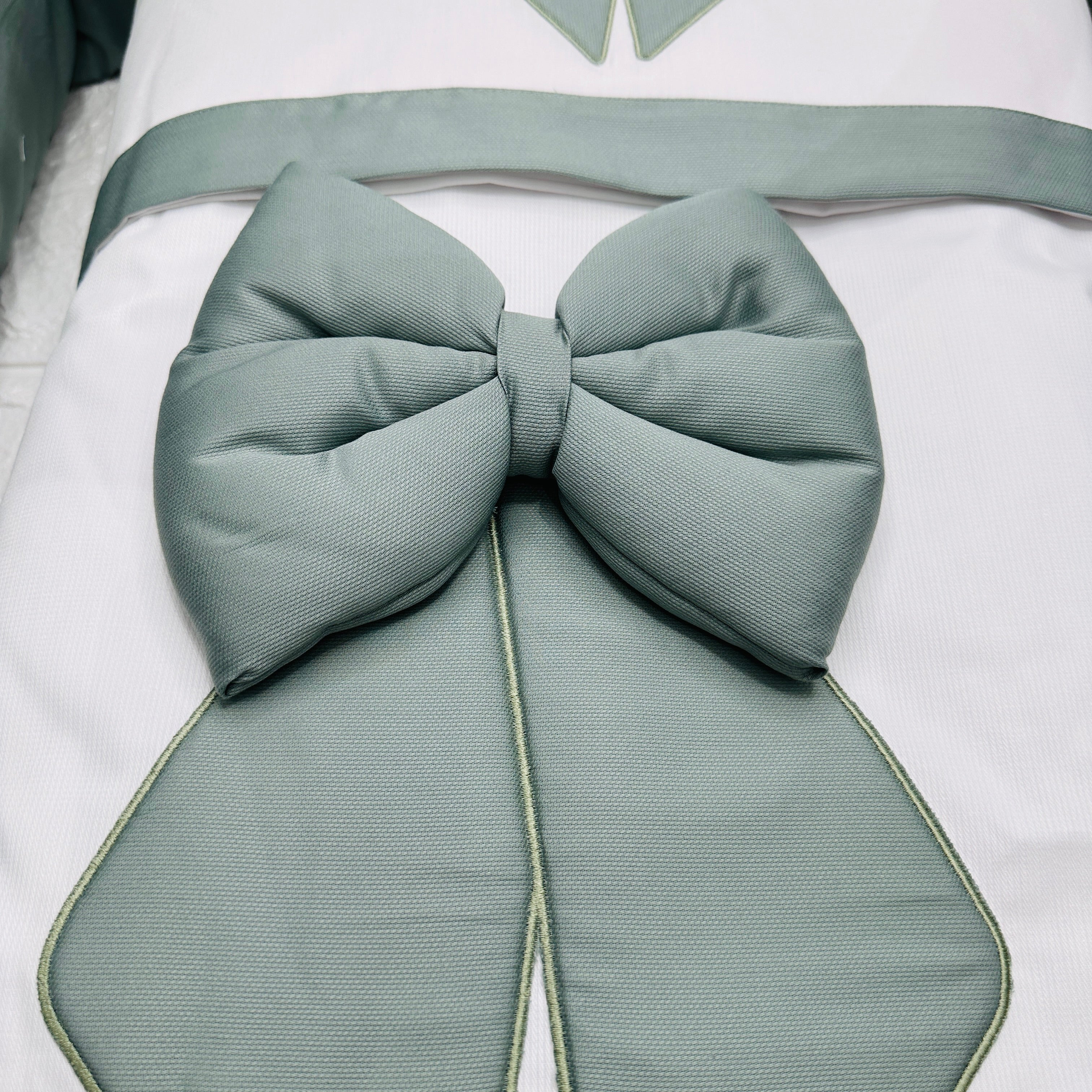 Set completo culla fiocco verde