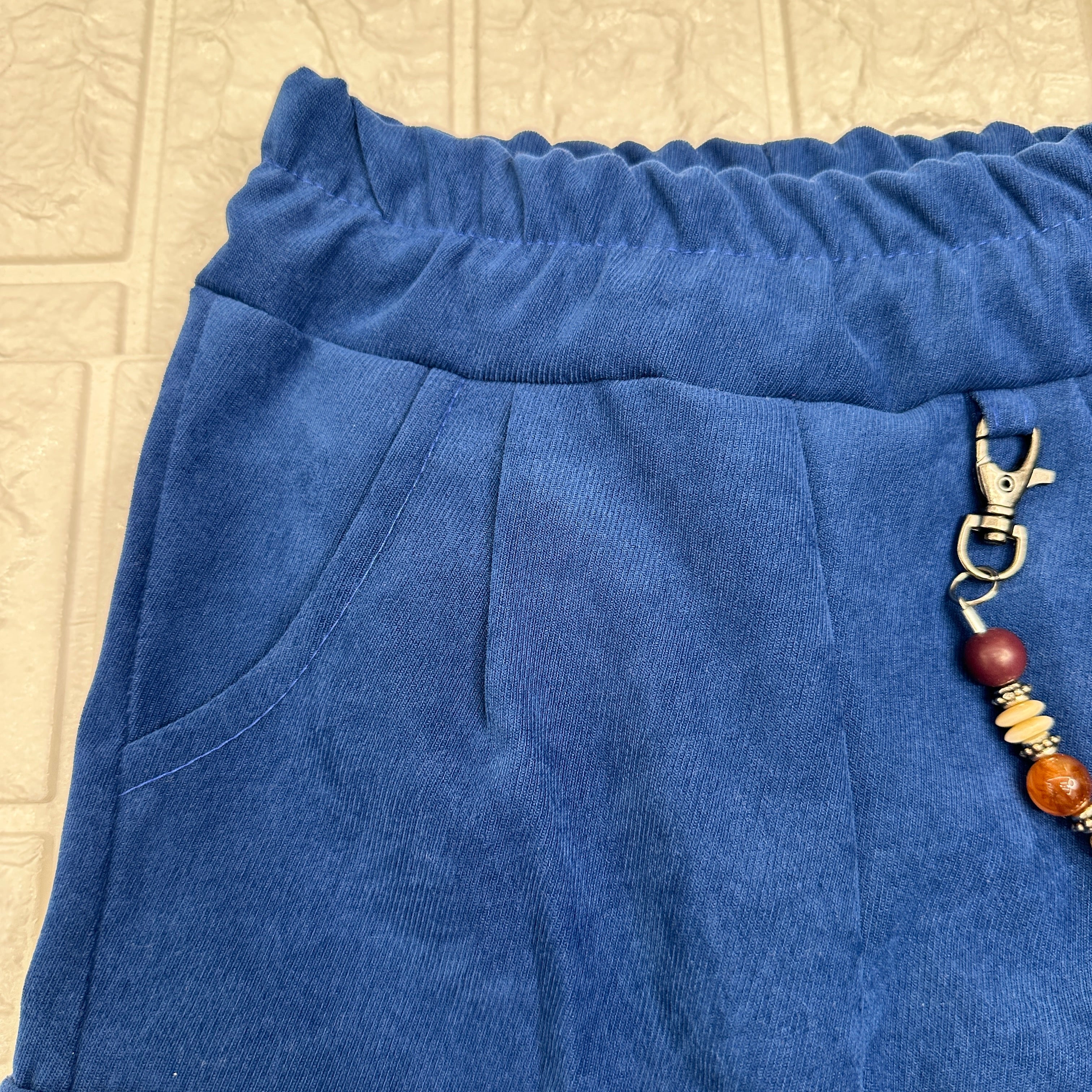 Pantalone  cargo Camoscio Blu
