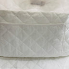 Borsa Nascita Fiocco Panna             dim 45x30x18