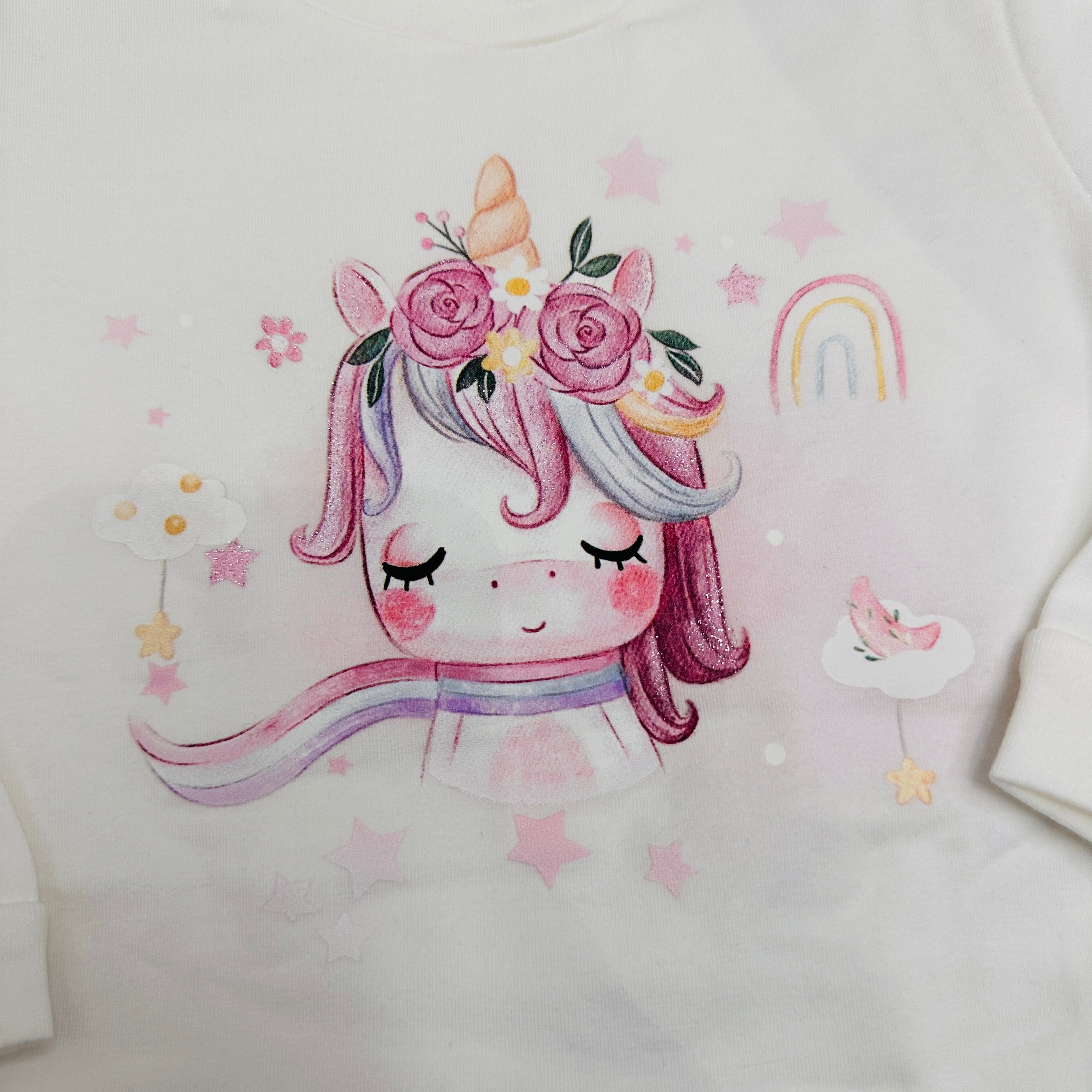 Maglia e leggings unicorno