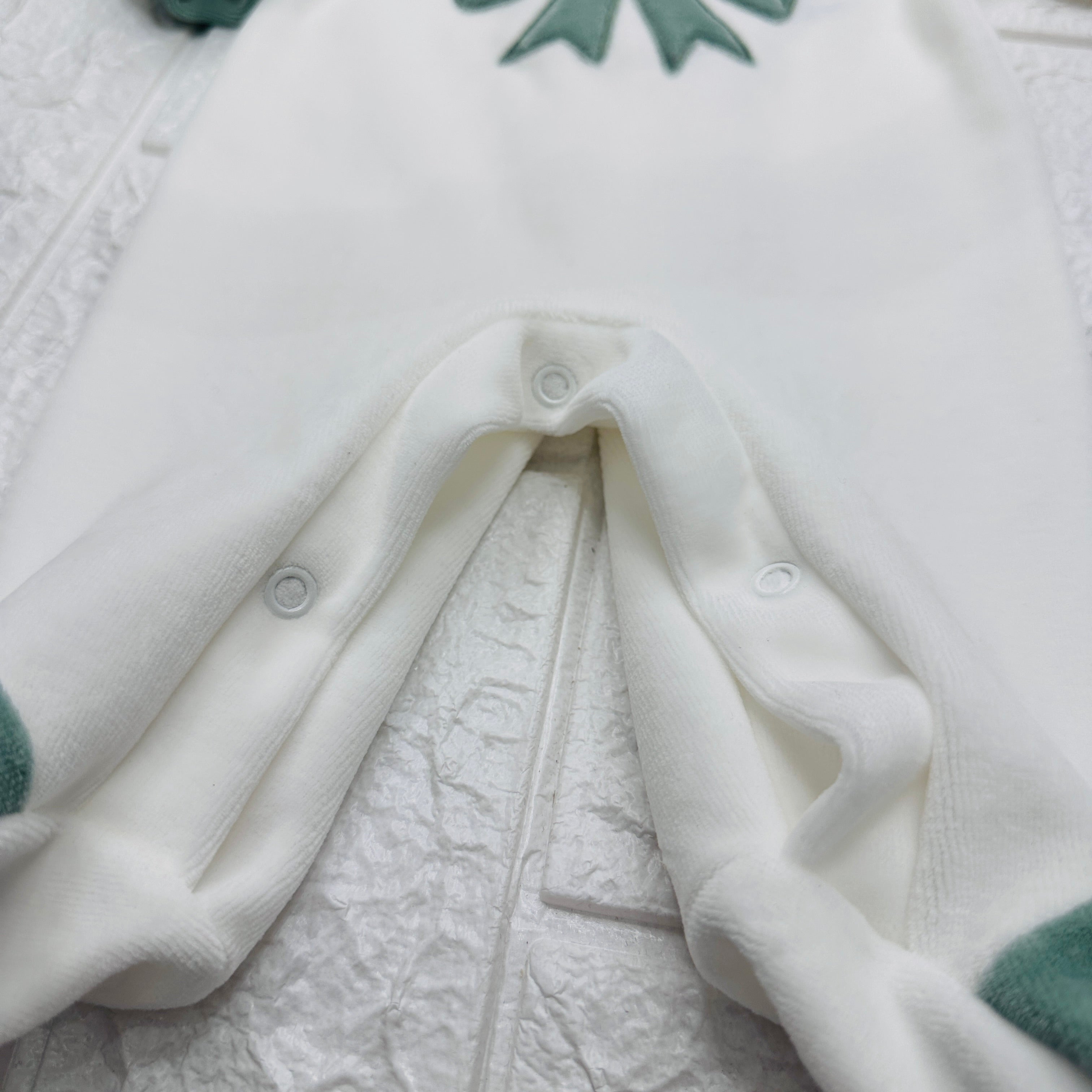 Tutina ciniglia fiocco Verde 30413