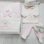 Set nascita ciniglia Orsetta fiocco rosa