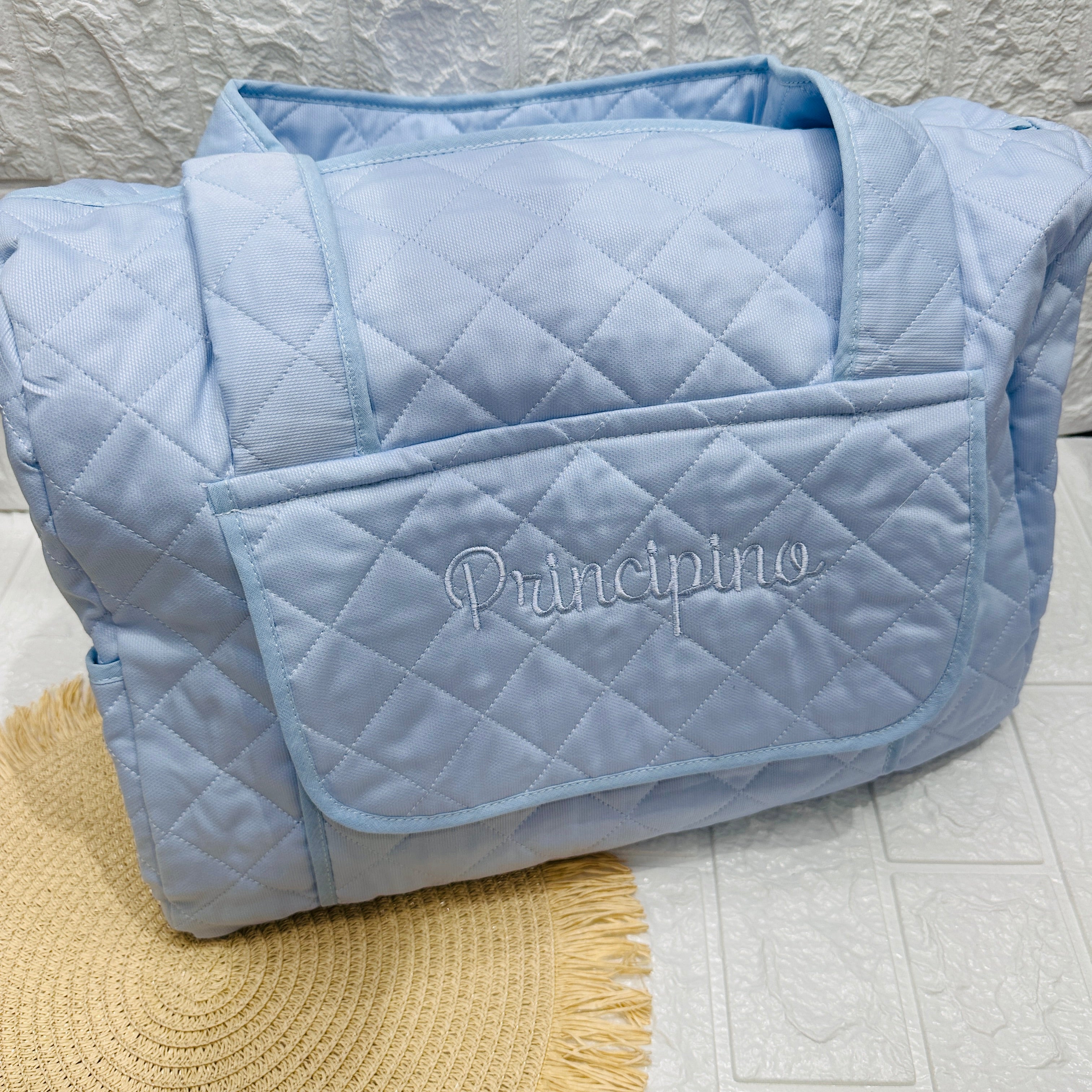Borsa  nascita Principino                                dim 45x30x18