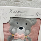 Coperta pile Dim 75x90 cagnolino Rosa