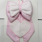 Fiocco nascita  rosa                dim.25x30