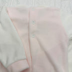 Tutina ciniglia taschino rosa 31406