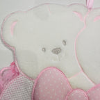 Fiocco nascita Orsi rosa.      dim.25x30