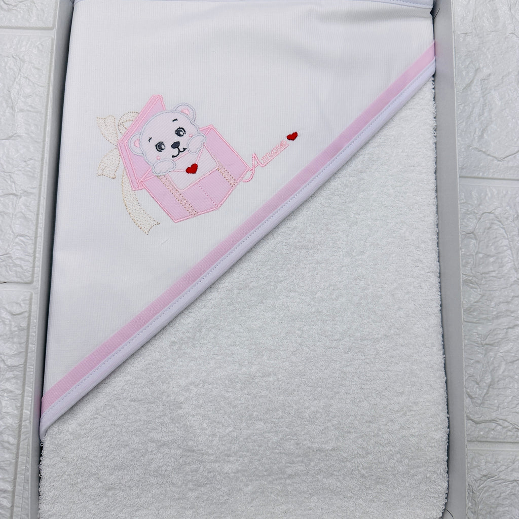 Accappatoio neonato rosa ART AT001149
