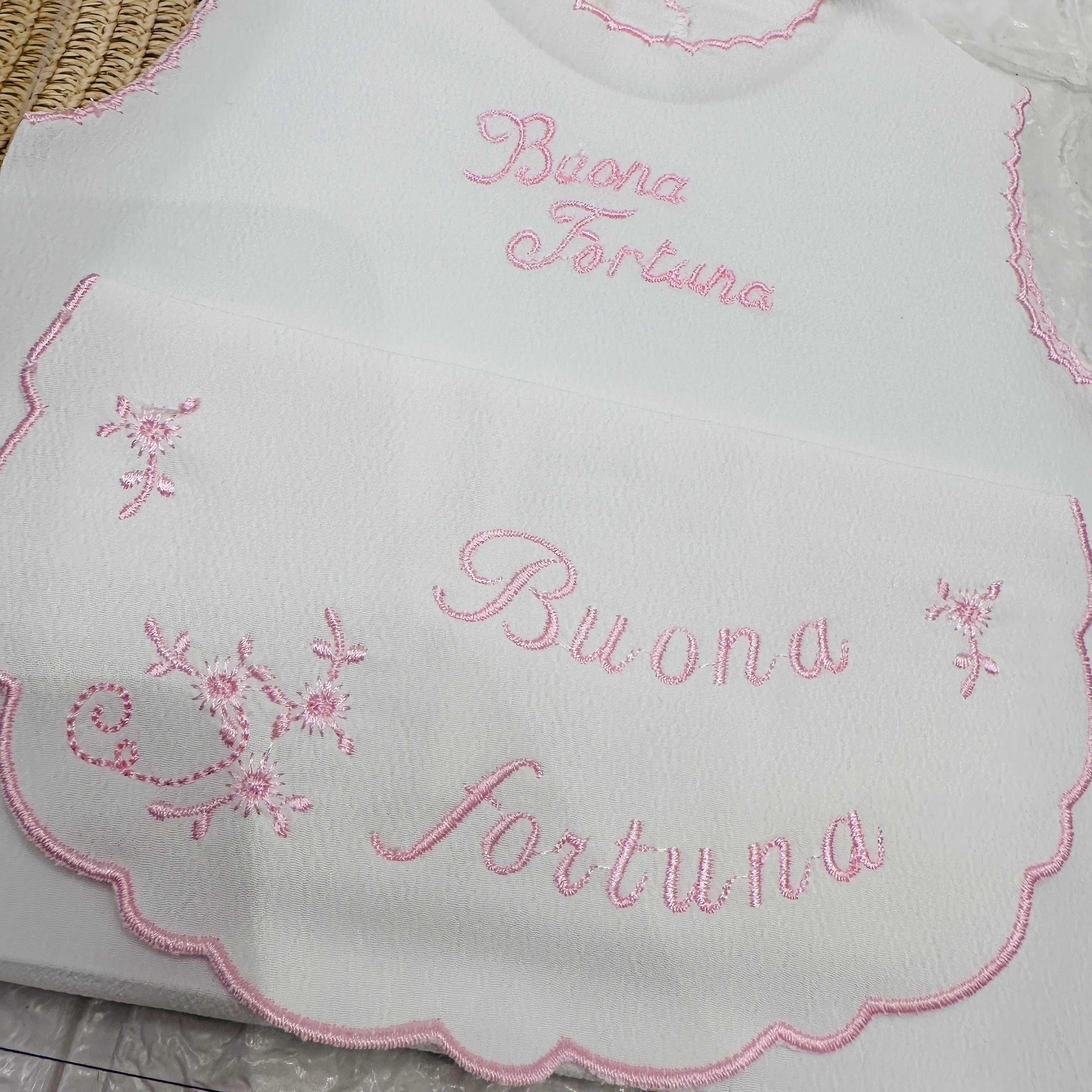 Camicina Fortuna + Bavetta Rosa