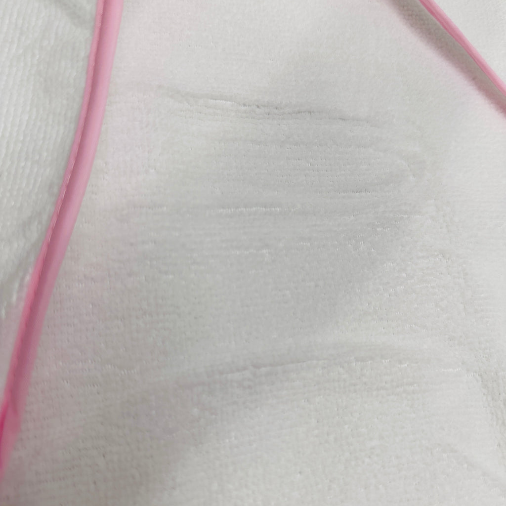 Accappatoio Triangolo dim 65x70 con Borsetta Rosa