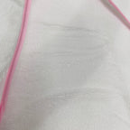 Accappatoio Triangolo dim 65x70 con Borsetta Rosa