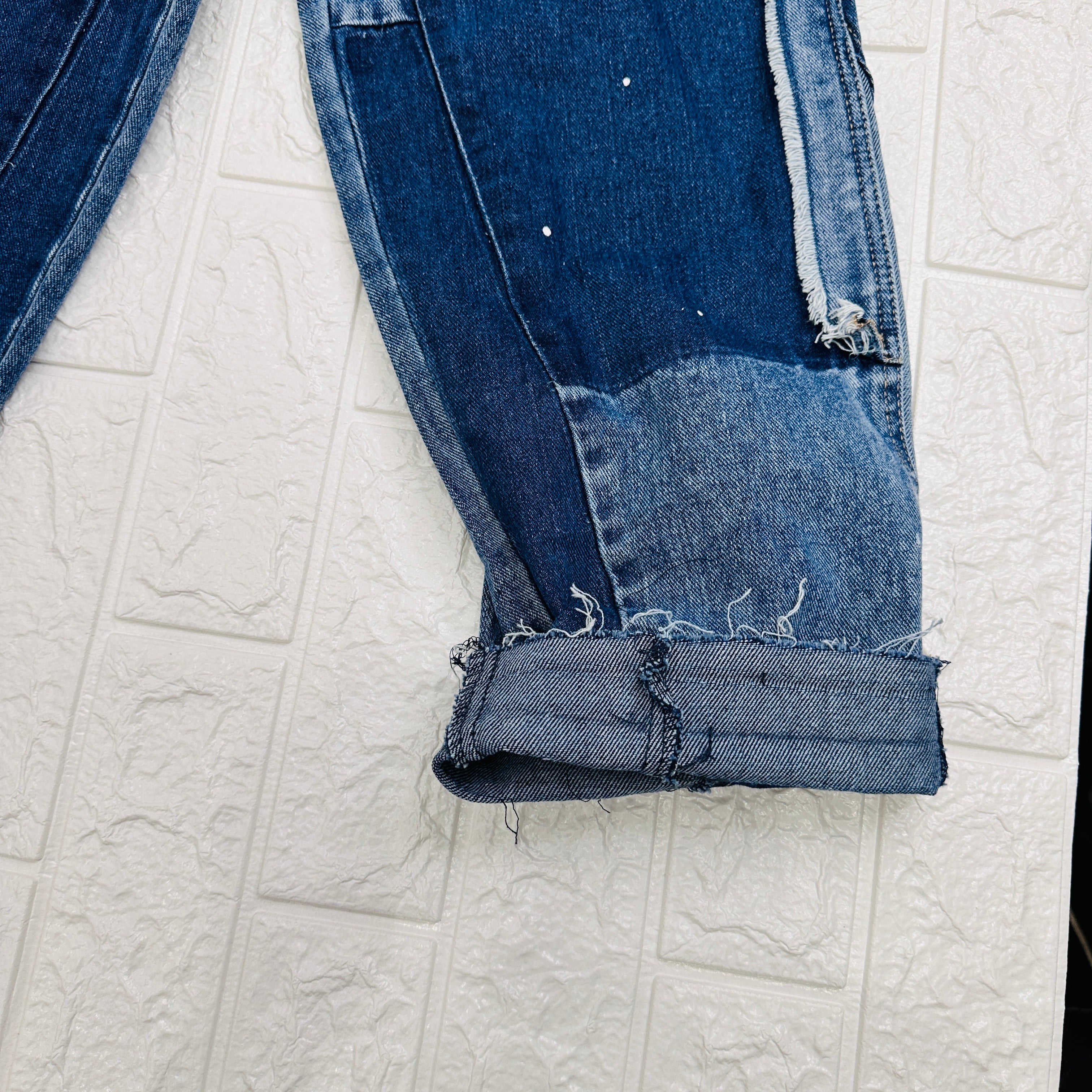 Jeans Modello Ballon blu