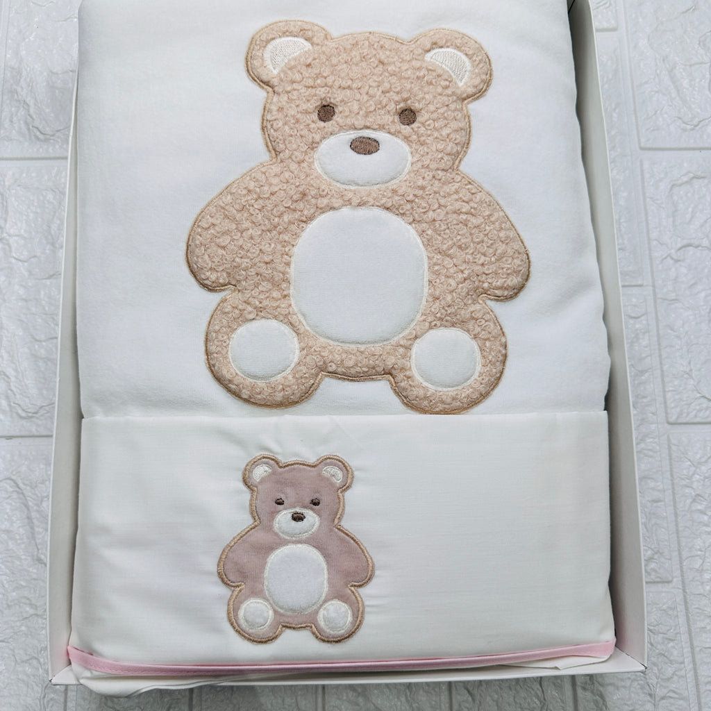 Set Nascita ciniglia Orso Rosa