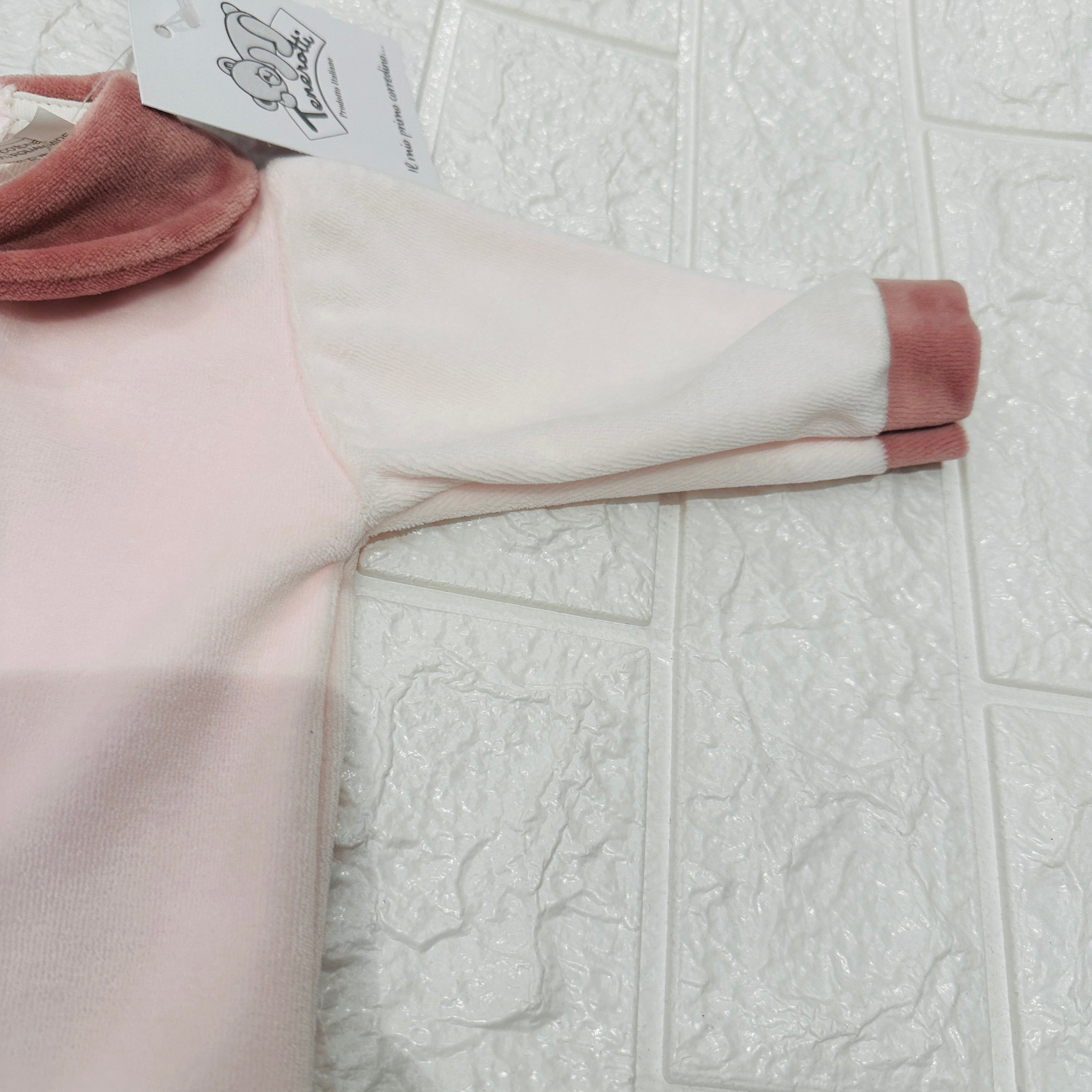 Tutina ciniglia orsetta rosa 30409