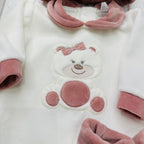 Set nascita ciniglia Orsetta rosa antico