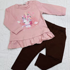 Maglia e leggings unicorno